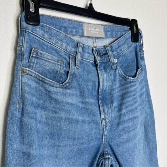 Everlane the cheeky jean light wash Size 24 Pre-owned - Picture 4 of 14
